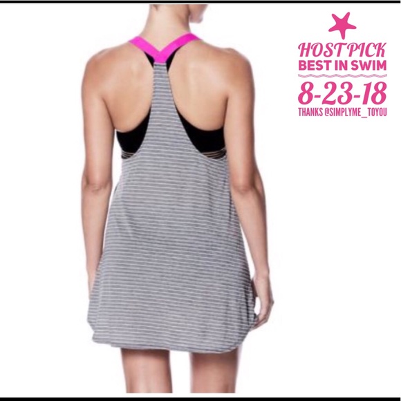 Nike Other - 🎉 HP 🎉 🆕 Nike Swim Racerback Coverup Dress